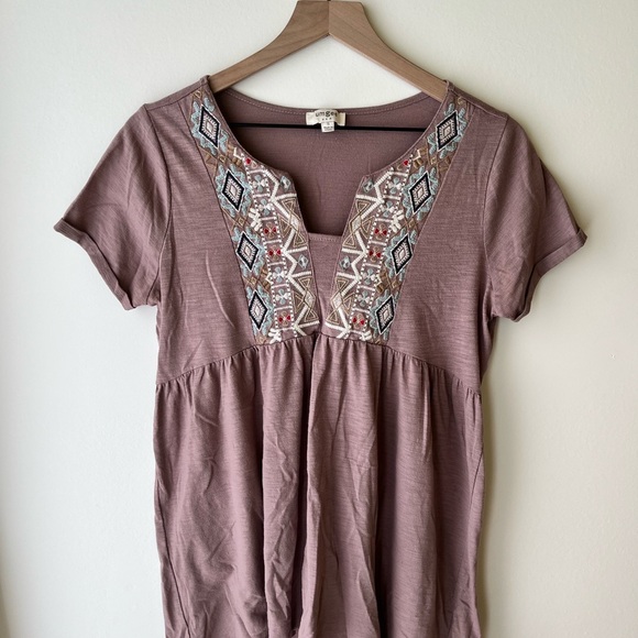 Umgee Embroidered Blouse - Picture 2 of 4